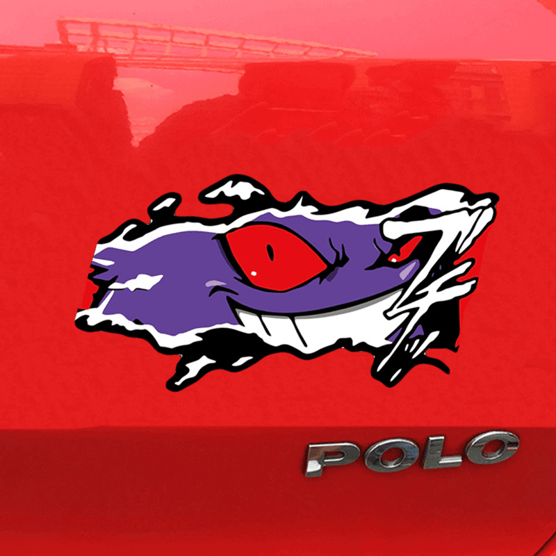 Pokemon Anime Merchandise - Cool anime merchandise Car Stickers Gengar