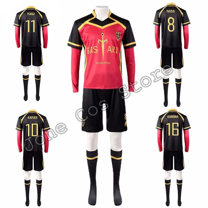 Anime Merchandise Men - Kaiser Cosplay Jersey Anime Isagi Yoichi