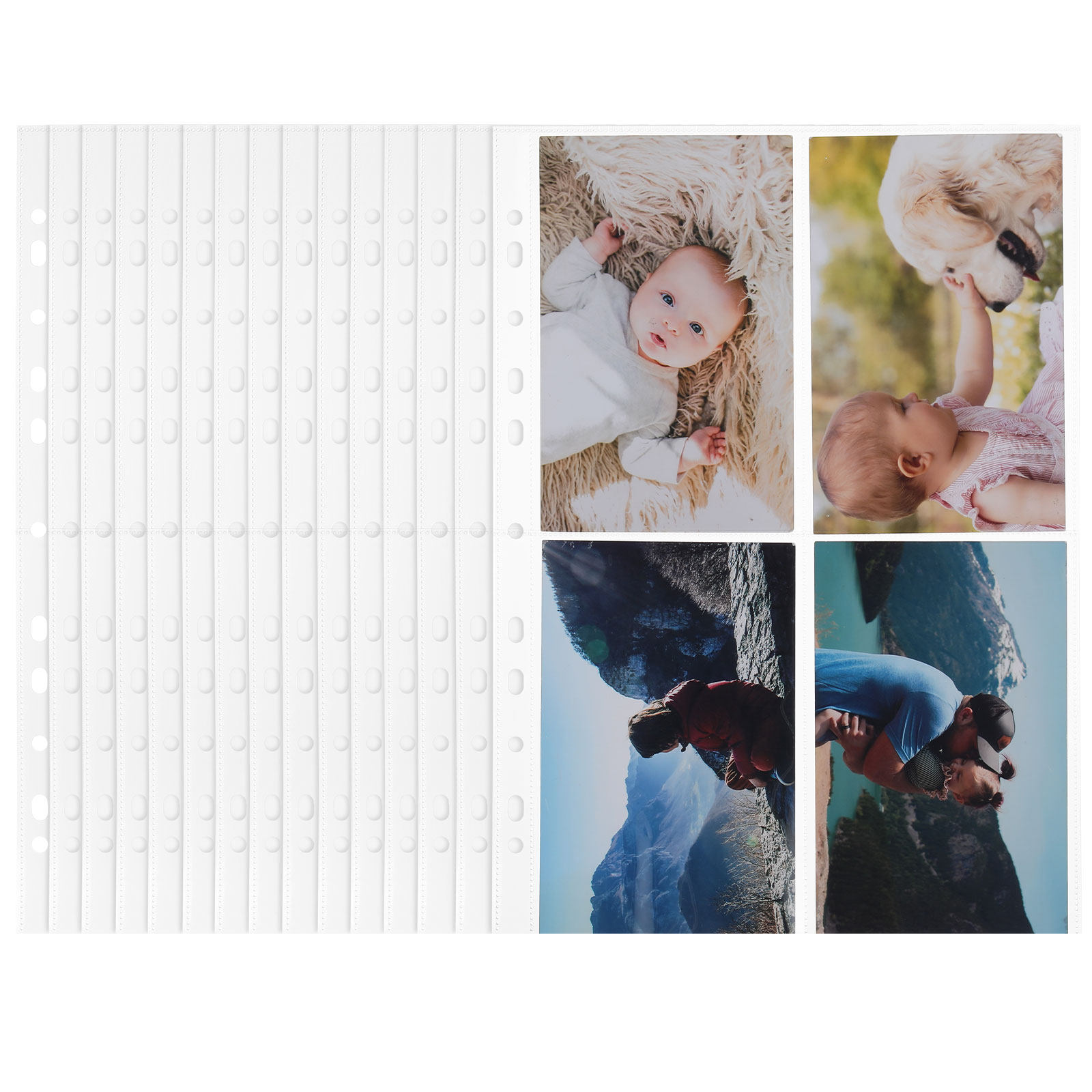30Pcs Four-Pocket Card Binder  - Collector Card Sleeve ulasan dan harga