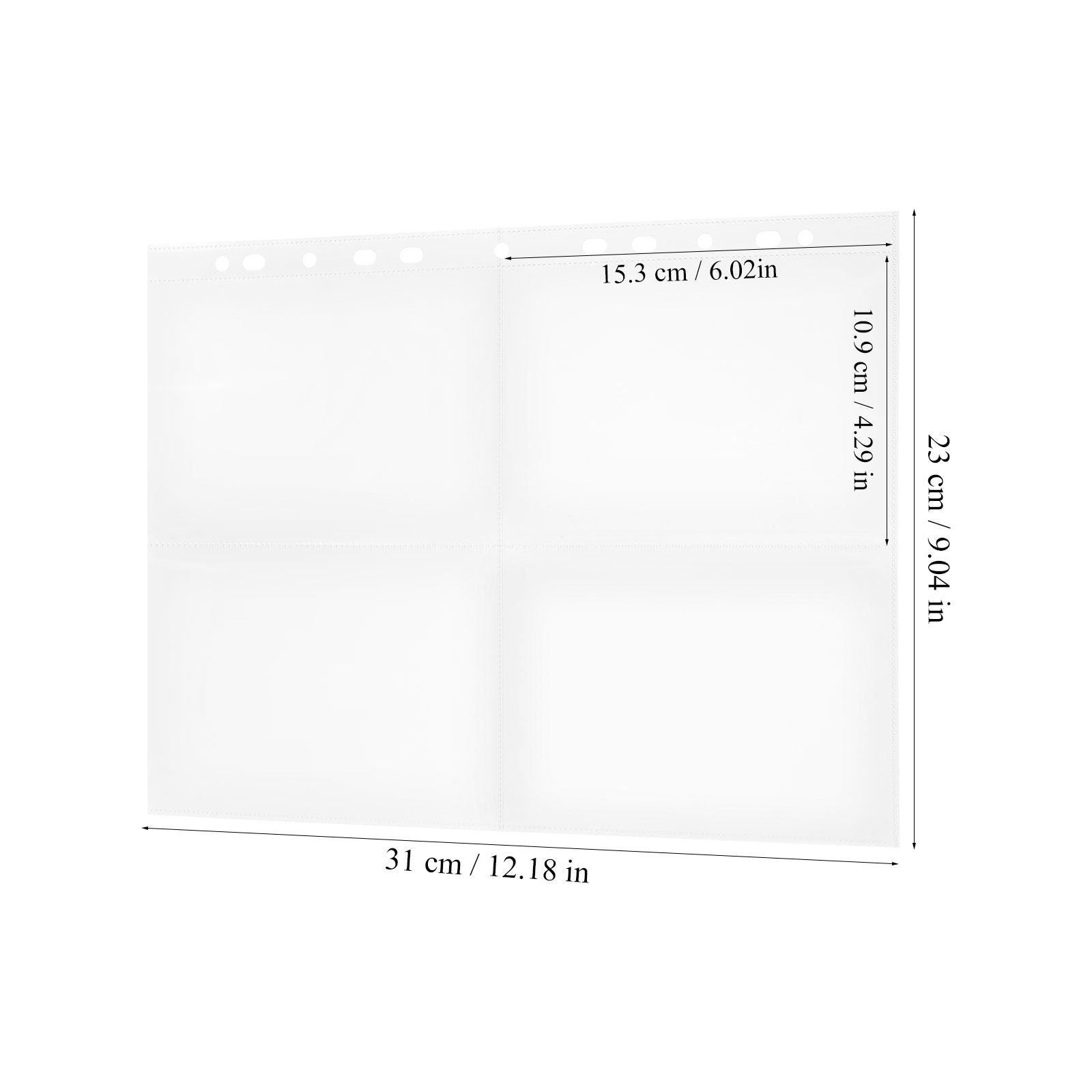 30Pcs Four-Pocket Card Binder  - Collector Card Sleeve ulasan dan harga