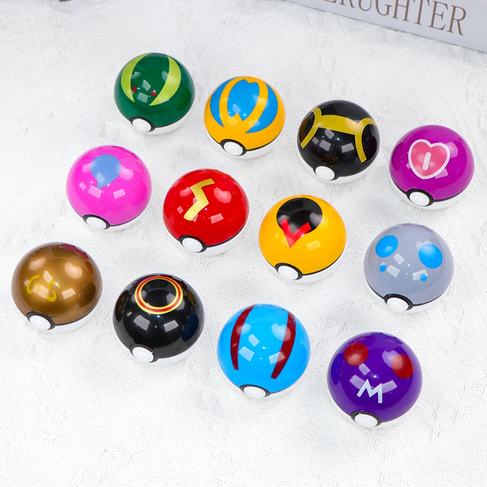12PCS Pokemon Ball Pokeball Pi - Pokemon Anime Merchandise ulasan dan harga