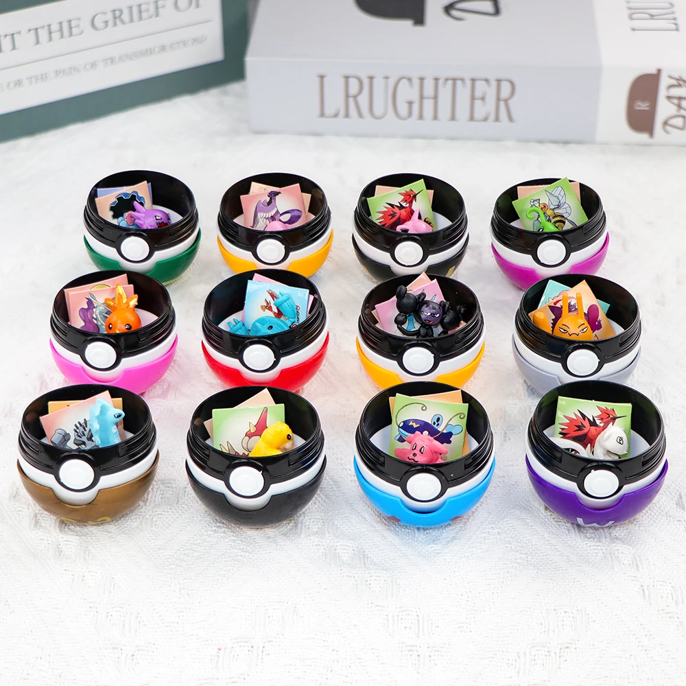 12PCS Pokemon Ball Pokeball Pi - Pokemon Anime Merchandise ulasan dan harga