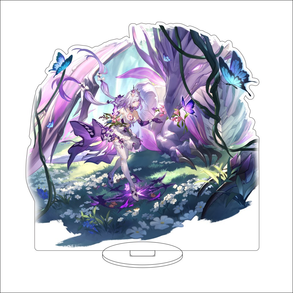 16CM Game Anime Honkai: Star R - Acrylic Stand Figure ulasan dan harga