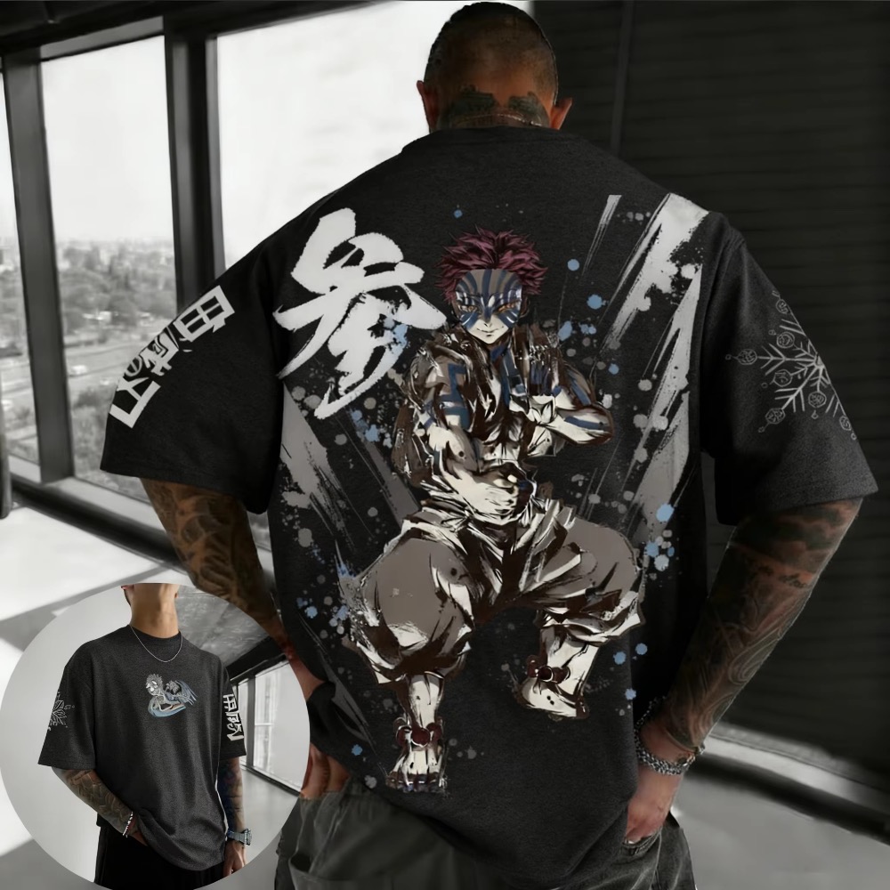 Summer Plus Size Demon Slayer  - Anime Merchandise Men ulasan dan harga