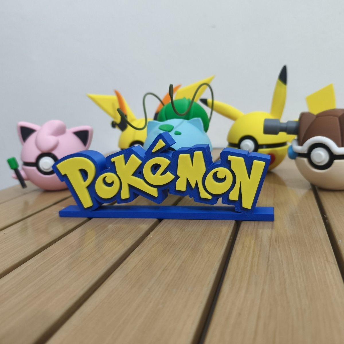 Pokemon standee logo display n - Pokemon Anime Merchandise ulasan dan harga