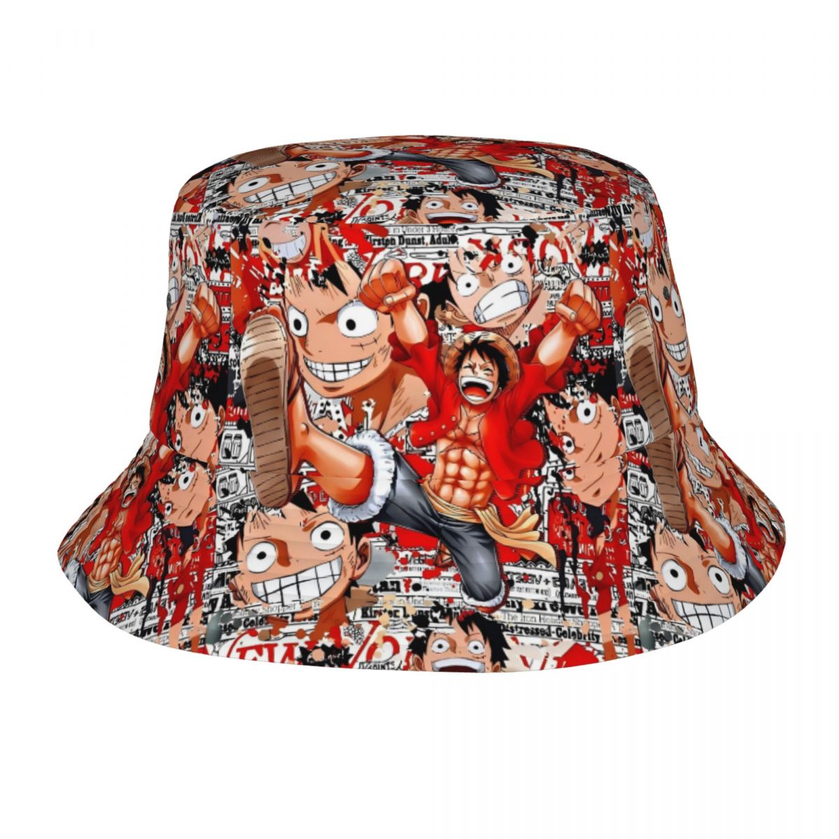 Anime One Piece Luffy Bucket H - Luffy Anime Merchandise ulasan dan harga
